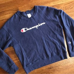 vintage Champion reverse weave sweatshirt women’s M spellout